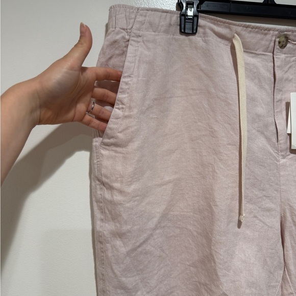 New Vince Lightweight Hemp Shorts 9” Pink Sz XXL Drawstring Costal Minimalist - Picture 2 of 10